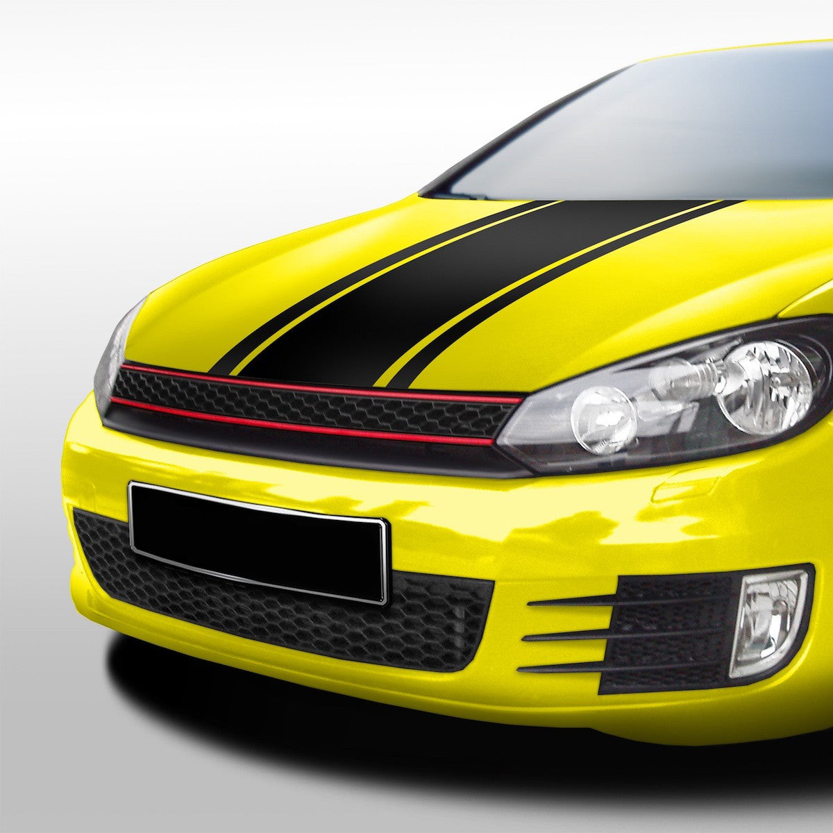 Frontstoßstange mit Grill + Nebelscheinwerfer passend für VW Golf 6 2008-2013