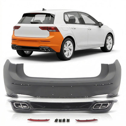 Heckstoßstange passend für VW Golf 8 2019-2024 R-Line