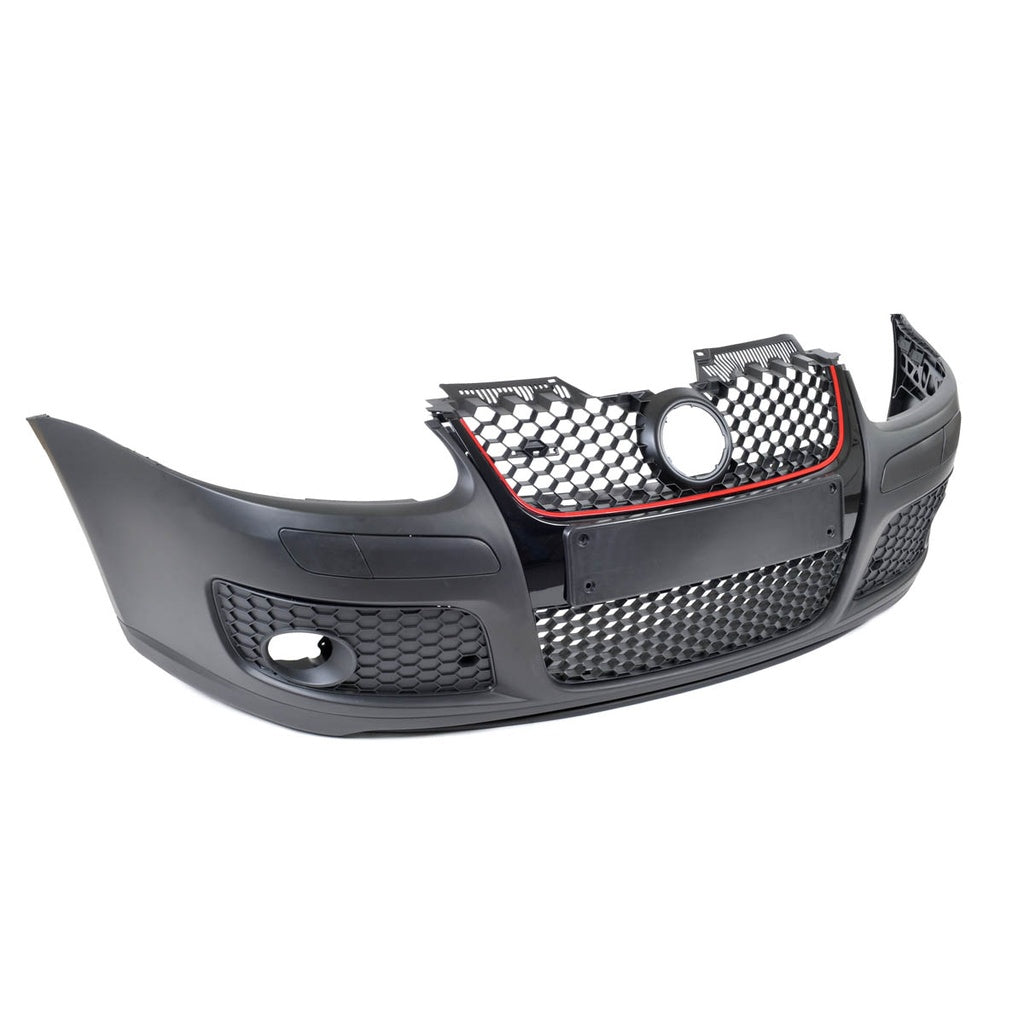 Vordere Stoßstange Unlackiert mit Grill und Nebelscheinwerfern für VW Golf 5 2003-2008