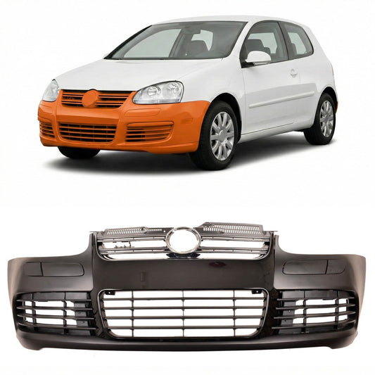 Frontstoßstange Schwarz mit SRA passend für VW Golf 5 2003-2009 Standard