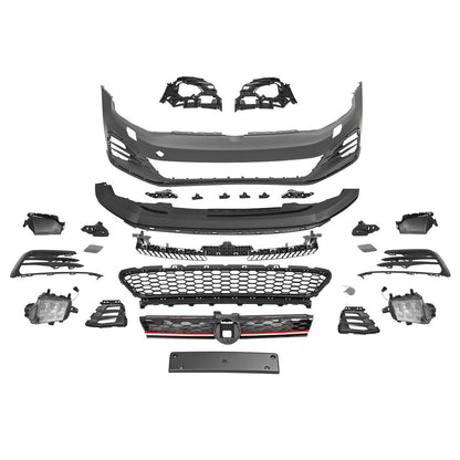 Frontstoßstange mit LED-Tagfahrlicht passend für VW Golf 7 2012-2016