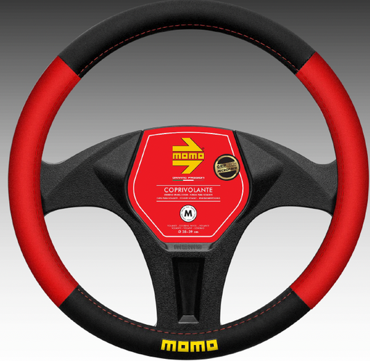 MOMO Lenkradhülle SWC EASY MICROF. RED-BLK Größe: M
