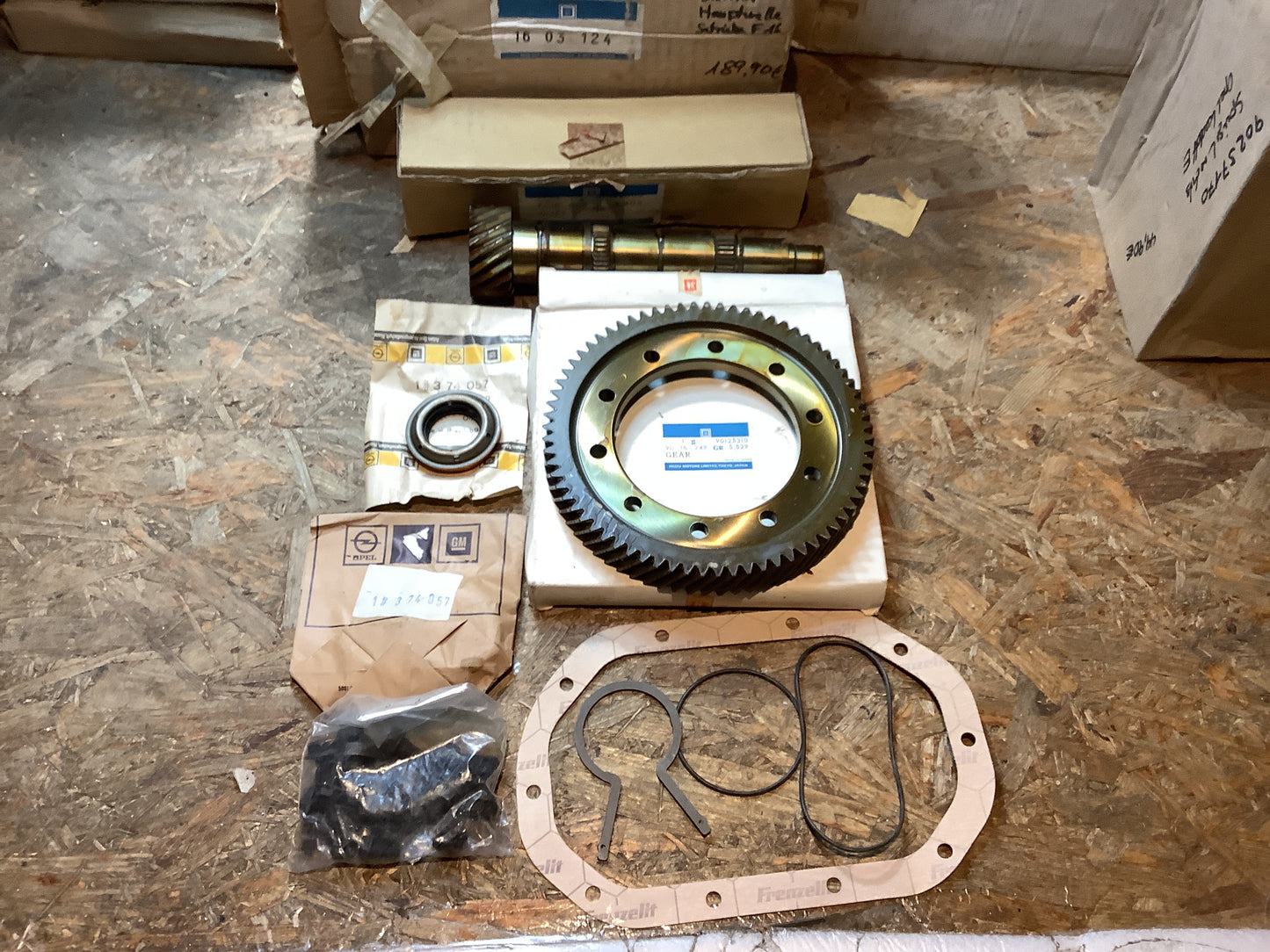 Opel Kadett Ascona Stirnrad-Satz Original GM NEU