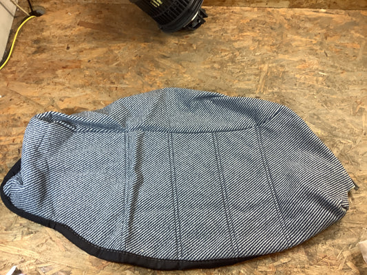 Opel Omega A Stufenheck Polsterbezug blau hinten, links außen Original GM NEU