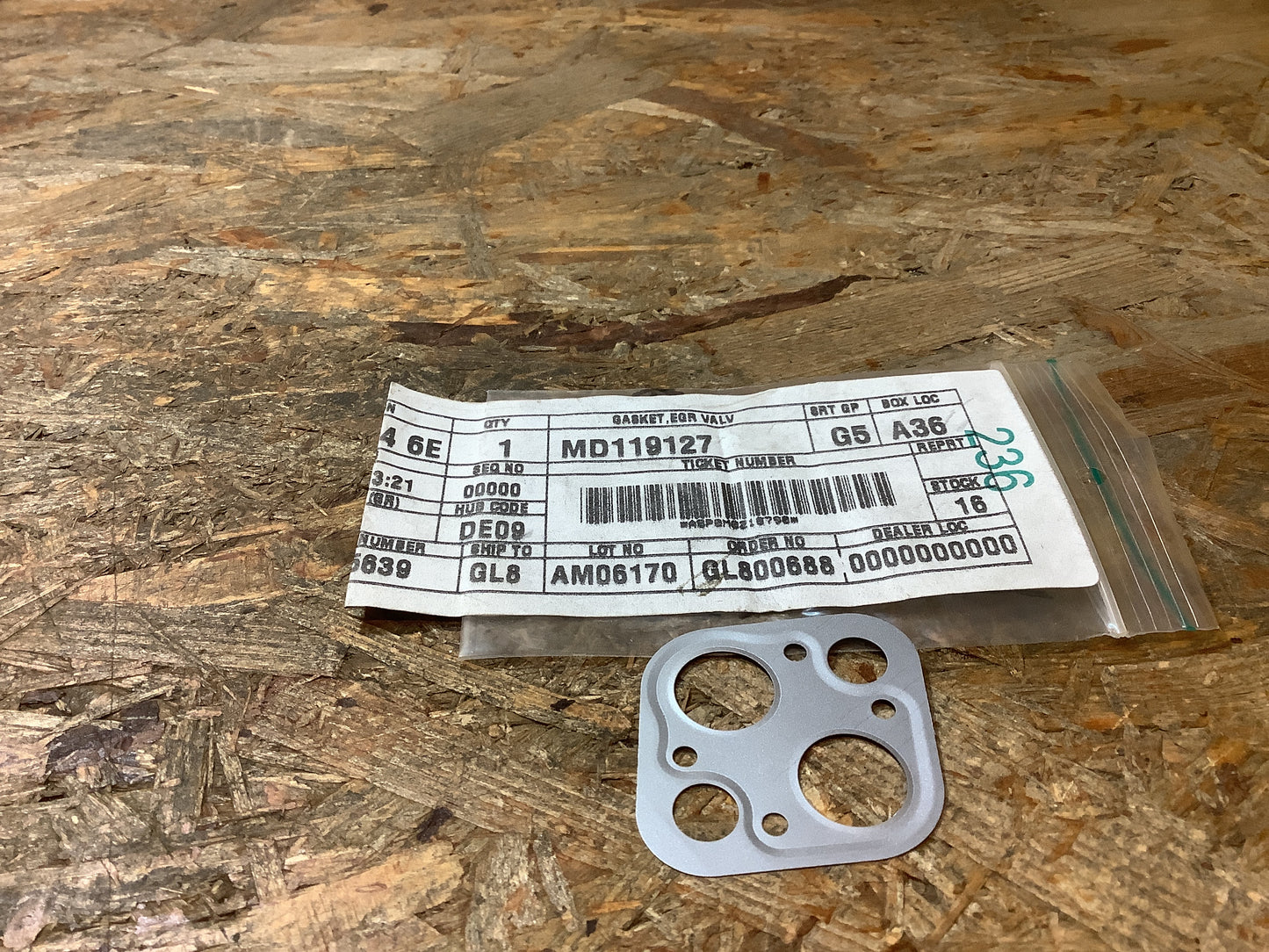 Mitsubishi Evo 7-9 AGR-Ventildichtung Original Mitsubishi NEU