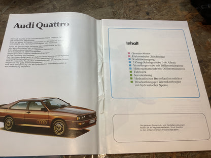 V.A.G Audi Quattro Konstruktion & Funktion