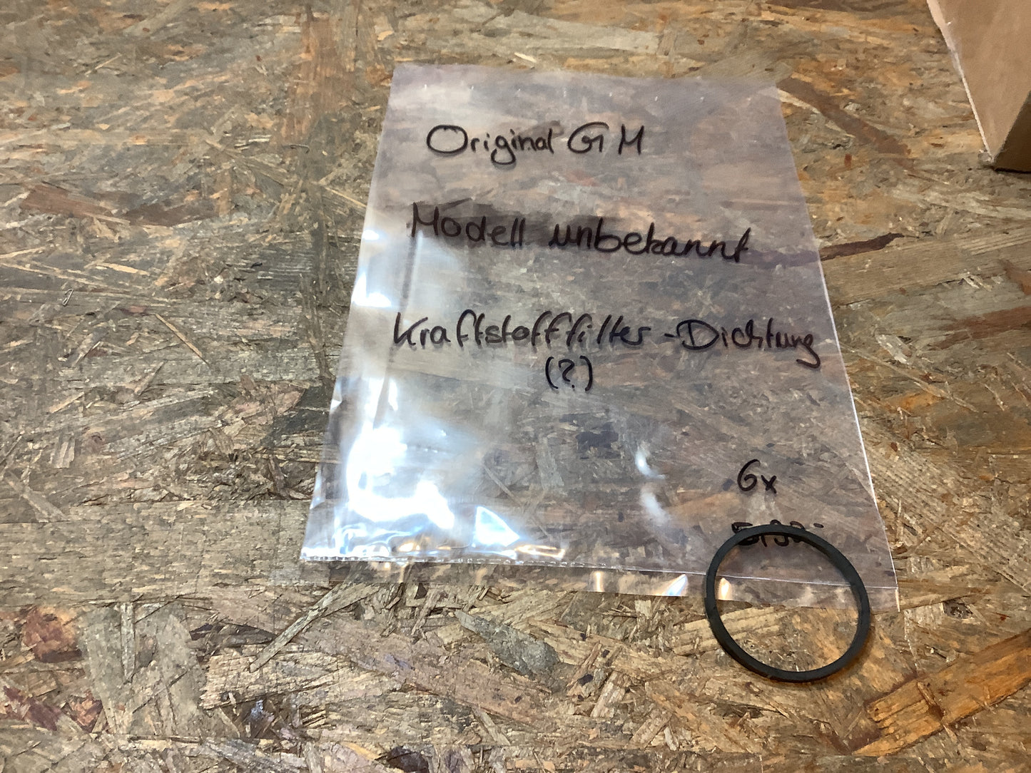 Modell unbekannt Kraftstofffilter-Dichtung Original GM NEU