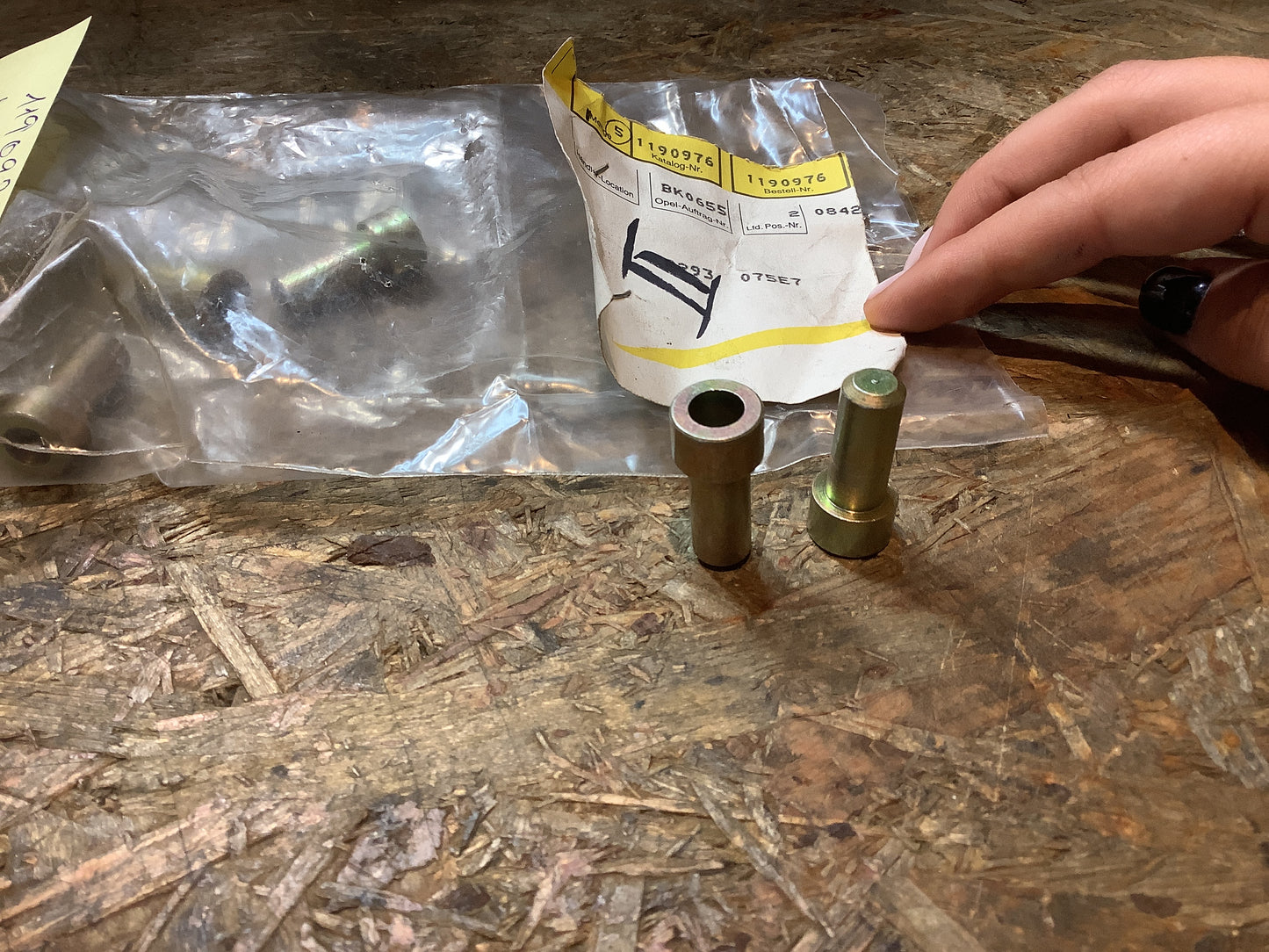 Opel Calibra, Vectra A/B, Astra F/G Nietmutter Kennzeichenmutter 2er Set Original Opel NEU