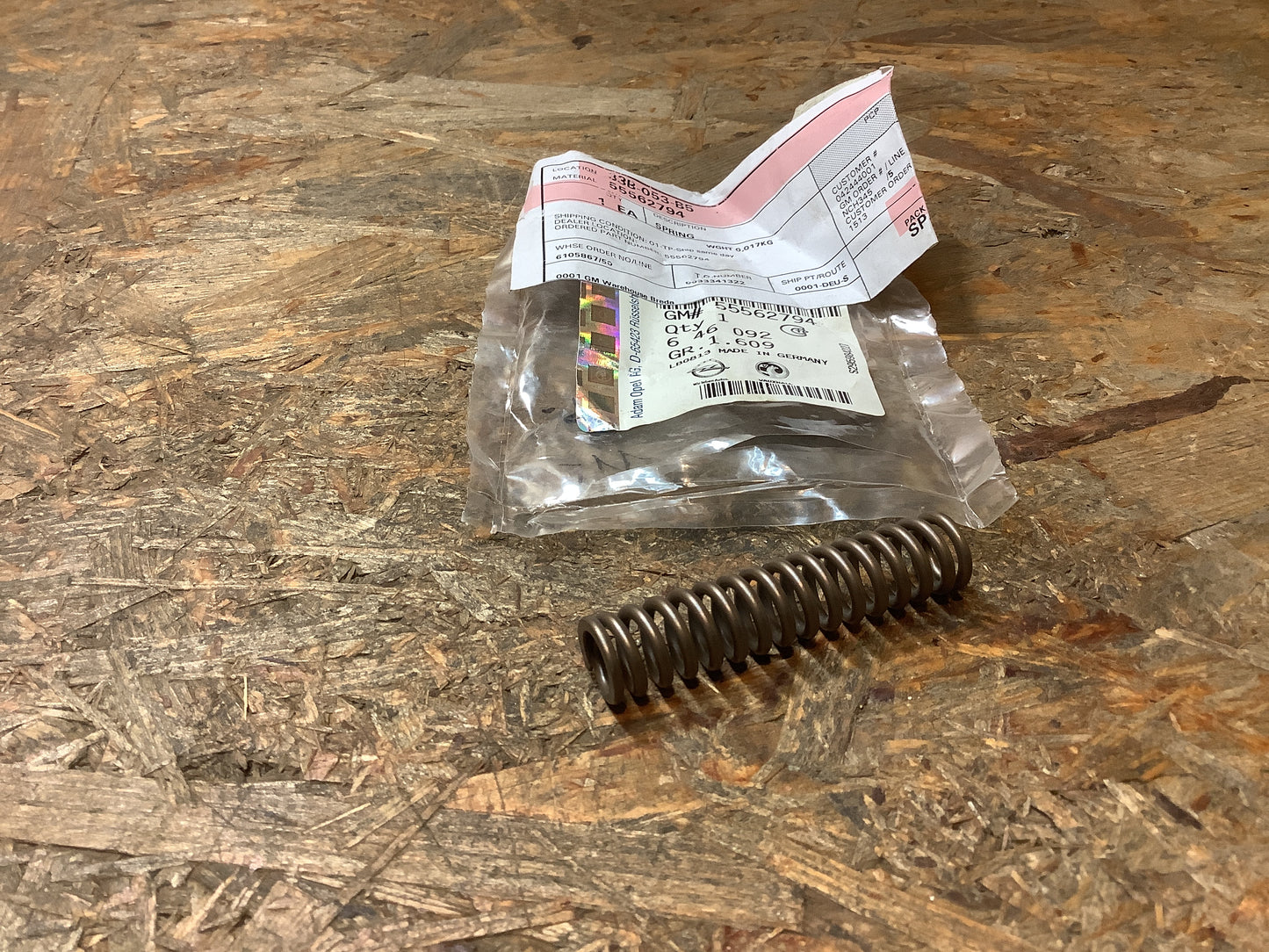 Astra J Feder, Ölendlastungskolben Original GM NEU