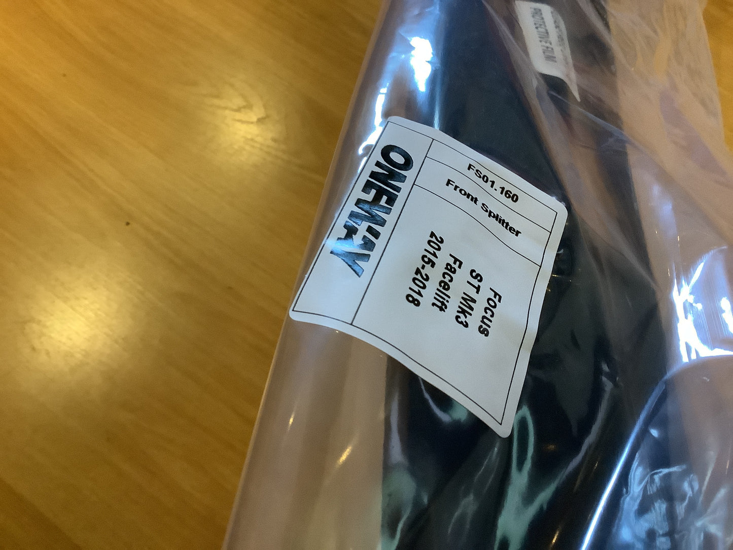 Oneway Frontspoiler FORD Focus ST Mk3 Facelift 2015-2018 mit ABE TÜV