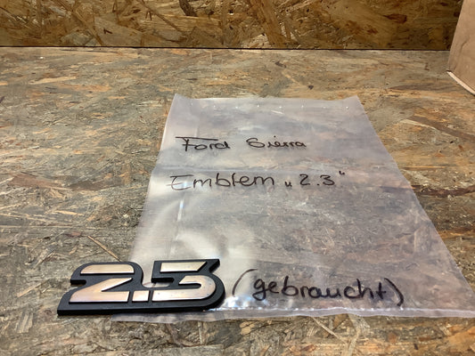 Emblem „2.3“ Original Ford GEBRAUCHT