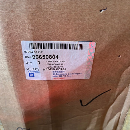 Original GM Chevrolet Aveo 2007-2011 Rücklicht Links NEU 96650804