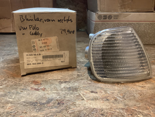 Vw Polo, Caddy Blinker vorn rechts Original Genuine Parts NEU