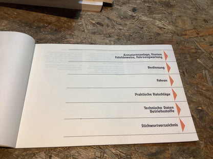 Mercedes-Benz Bedienungsanleitung 190, 190E, 190D