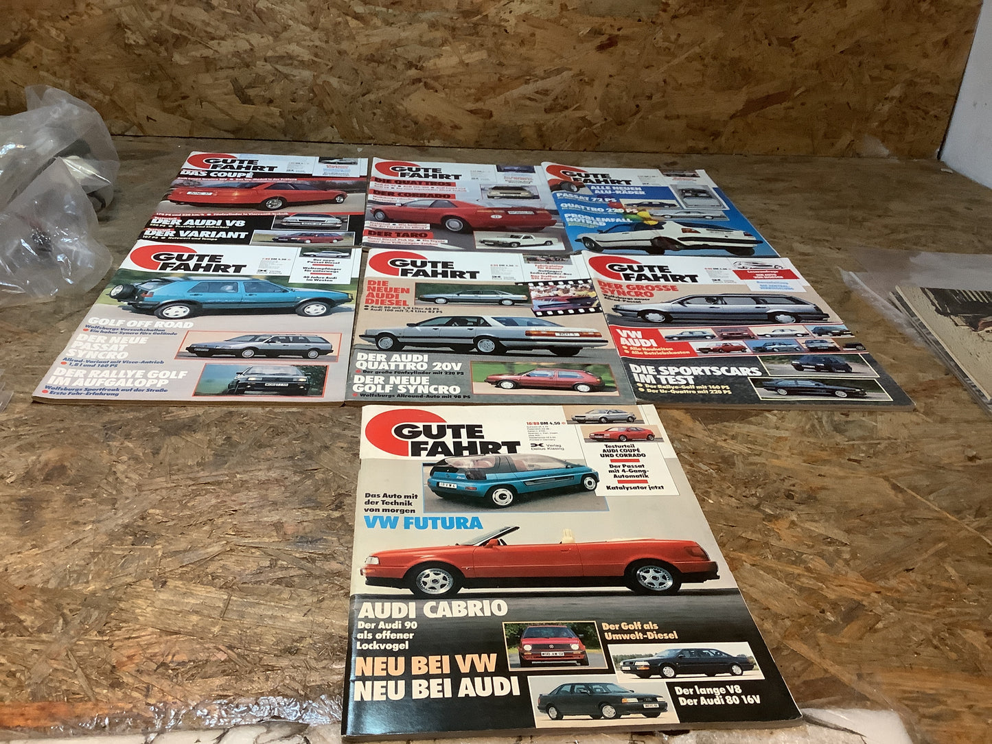 Gute Fahrt VW und Audi Zeitschrift Ausgaben aus dem Jahr 1989