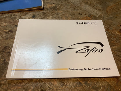 Opel Zafira Betriebsanleitung Stand Juli 1999