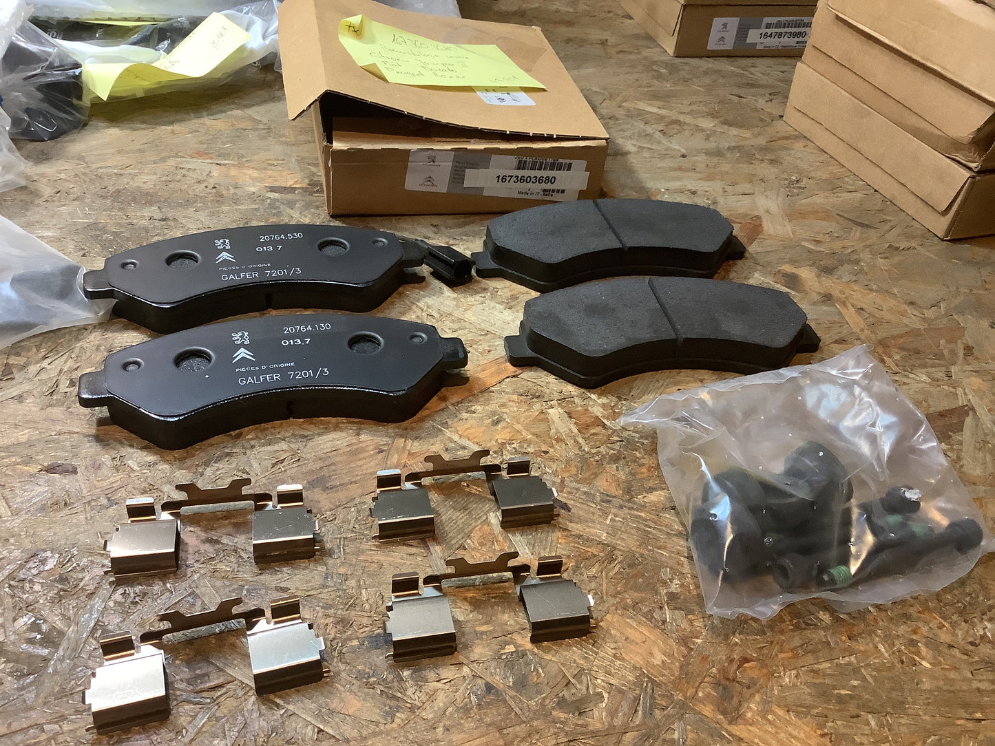 Citroën Jumper II, Fiat Ducato, Peugeot Boxer Bremsbeläge vorn Original Genuine Parts NEU