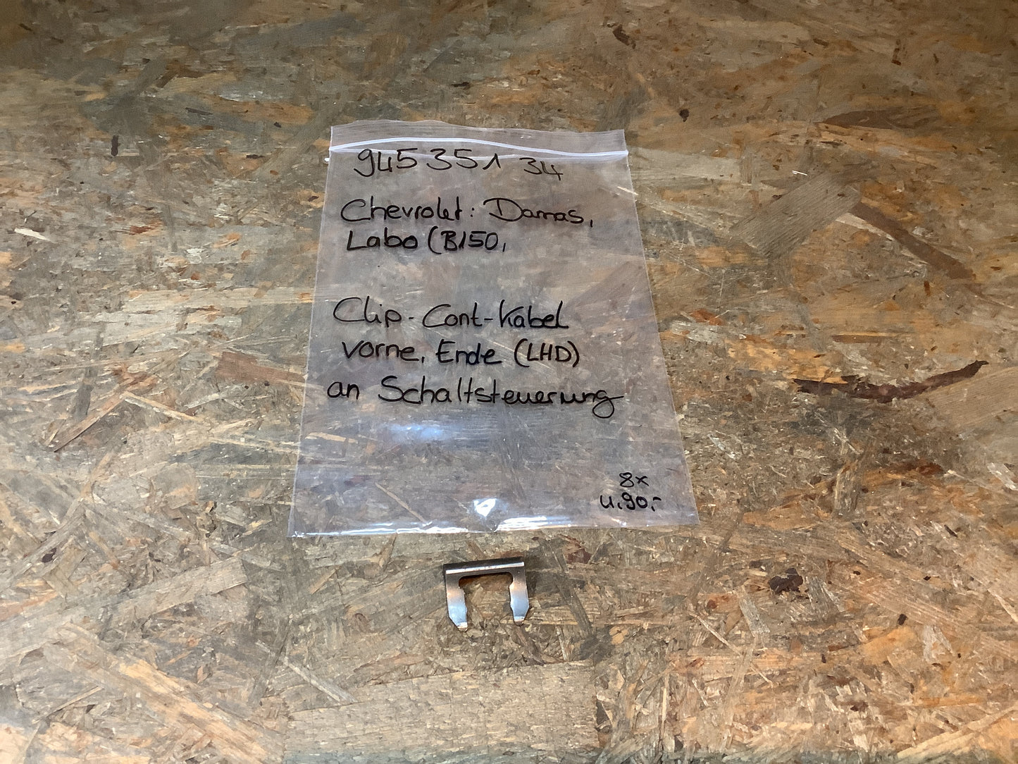 Chevrolet Damas Clip-Cont-Kabel vorne Ende (LHD) an Schaltsteuerung Original GM NEU