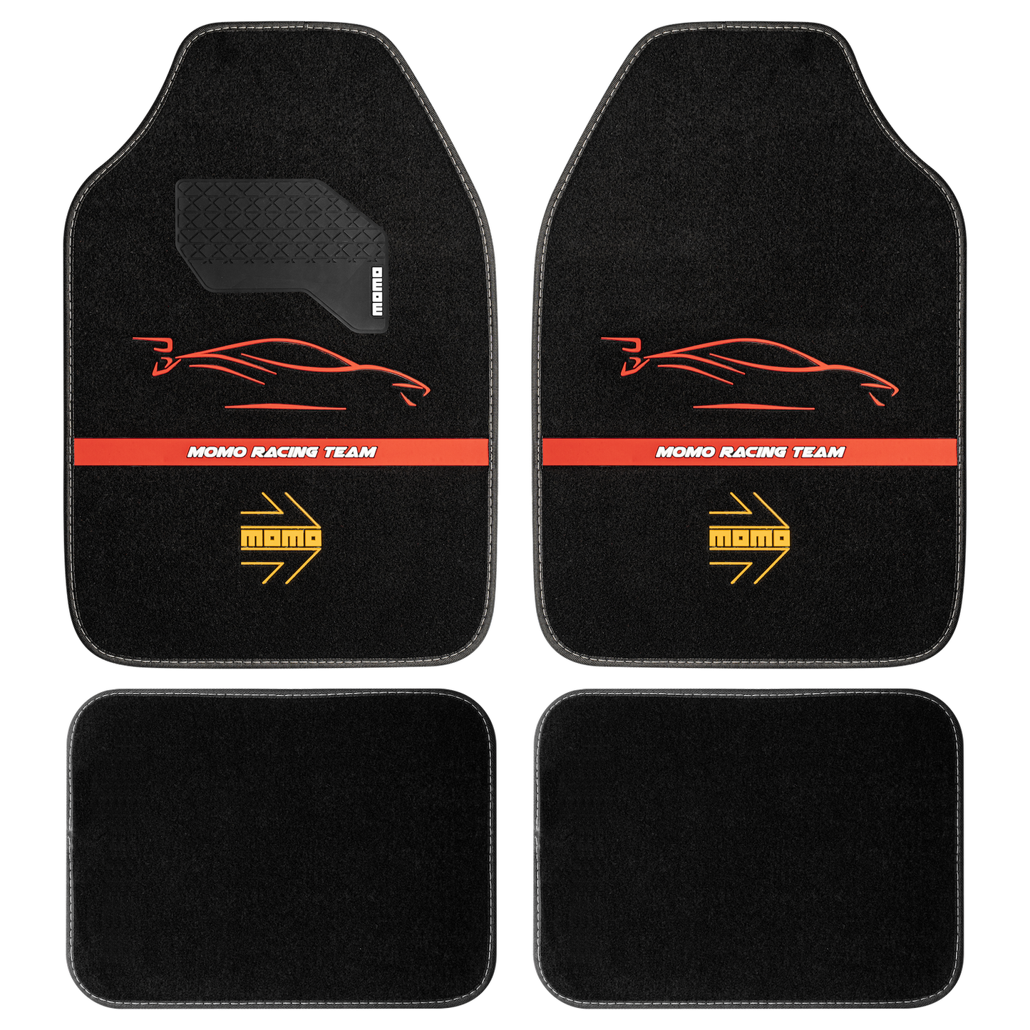 Automatte Racing Black RED