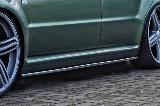 CUP Seitenschweller Audi RS4, B5 Bj.: 1999-2001 Schwarz Glanz