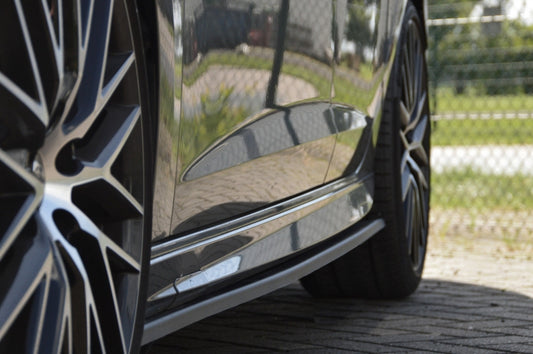CUP Seitenschweller Seat Leon 5F Ab Bj.:2012- Schwarz Matt