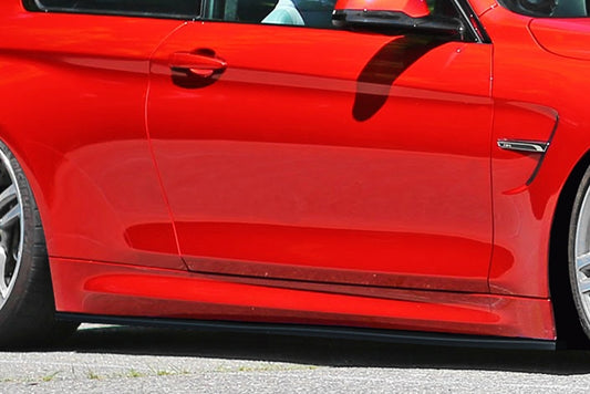 CUP Seitenschweller BMW 4er, F32, F33, F36 Ab Bj.: 2012 - Schwarz Glanz