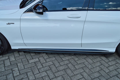 CUP Seitenschweller Mercedes Benz C43 AMG, W205 Bj.: 2016-2018 Carbon