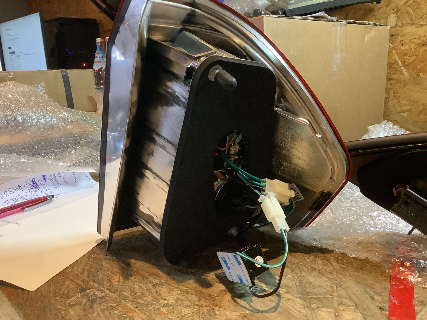 Tuning-Tec LED Rückleuchten für BMW X3 E83 01-06 rot/rauch