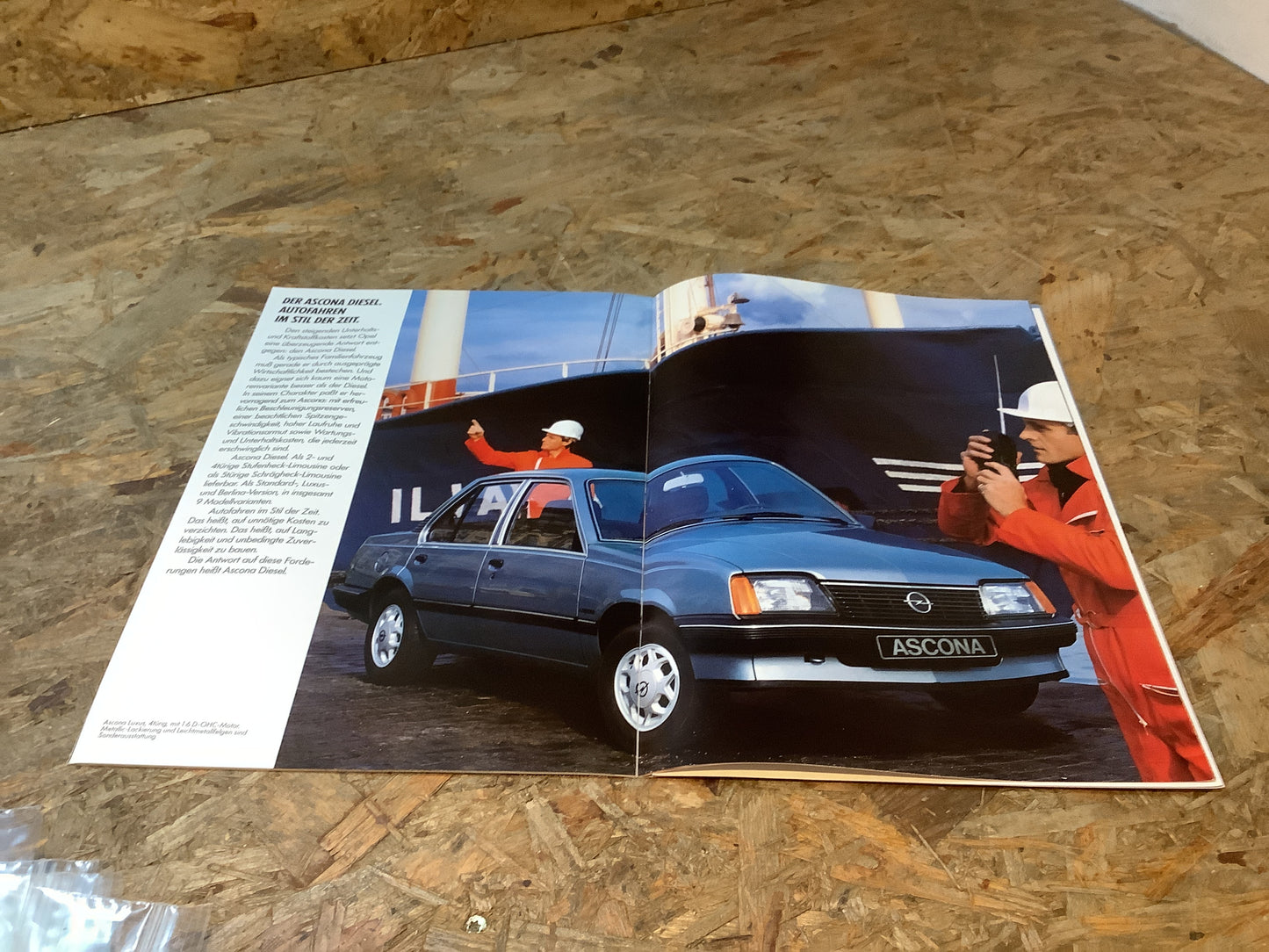 Opel Ascona Zeitschrift Prospekt