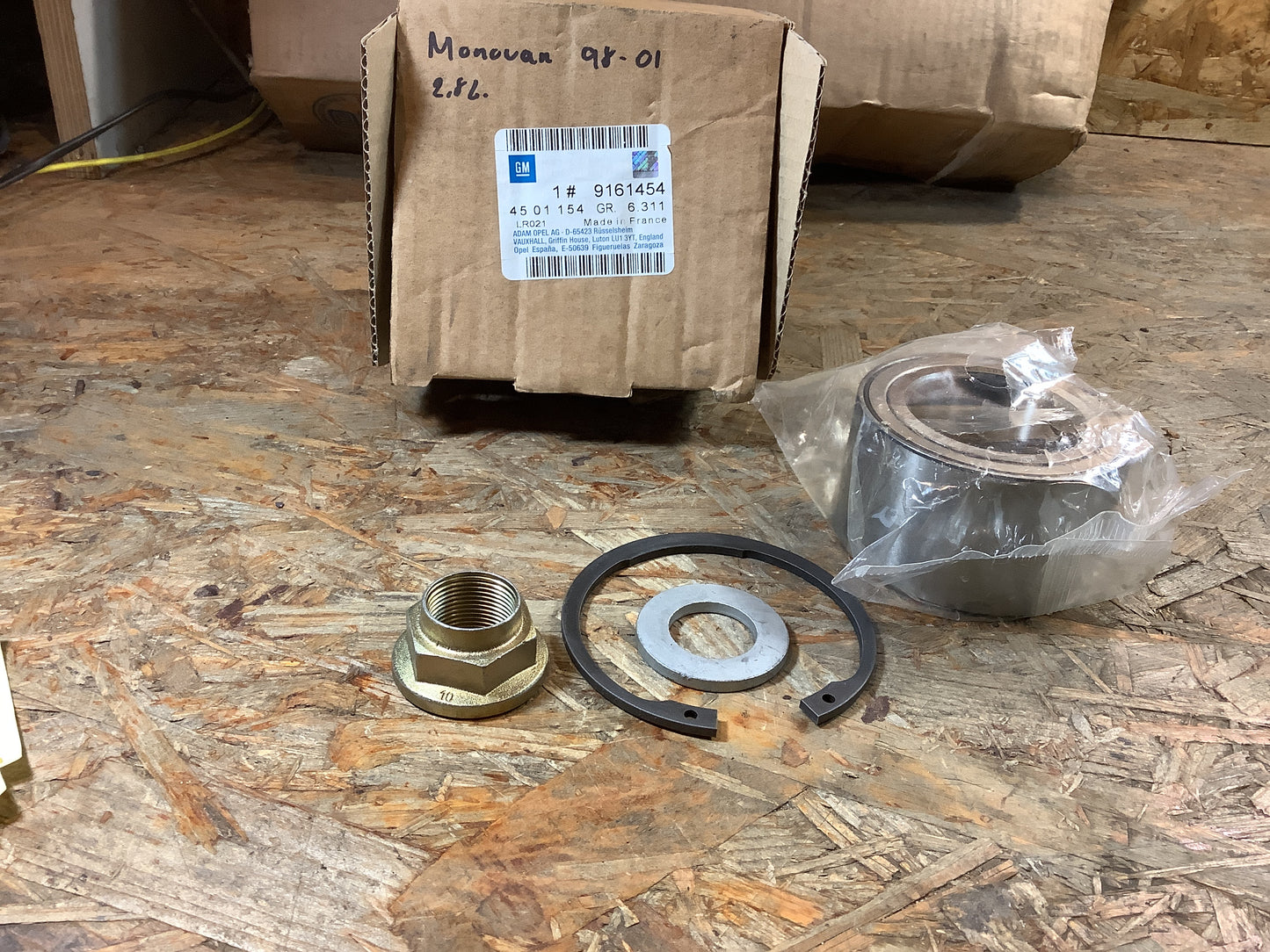 Opel Movano, Renault Master Radlagersatz Original GM NEU