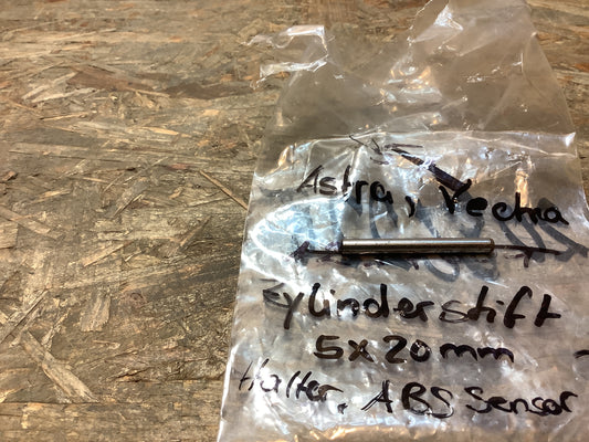 Astra, Vectra Zylinderstift 5x20mm Halter, ABS Sensor NEU