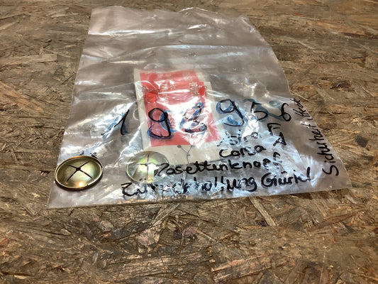 Astra F, Corsa A Rosettenknopf Zurückhaltung Gürtel Sicherheit Heck Original Esso NEU