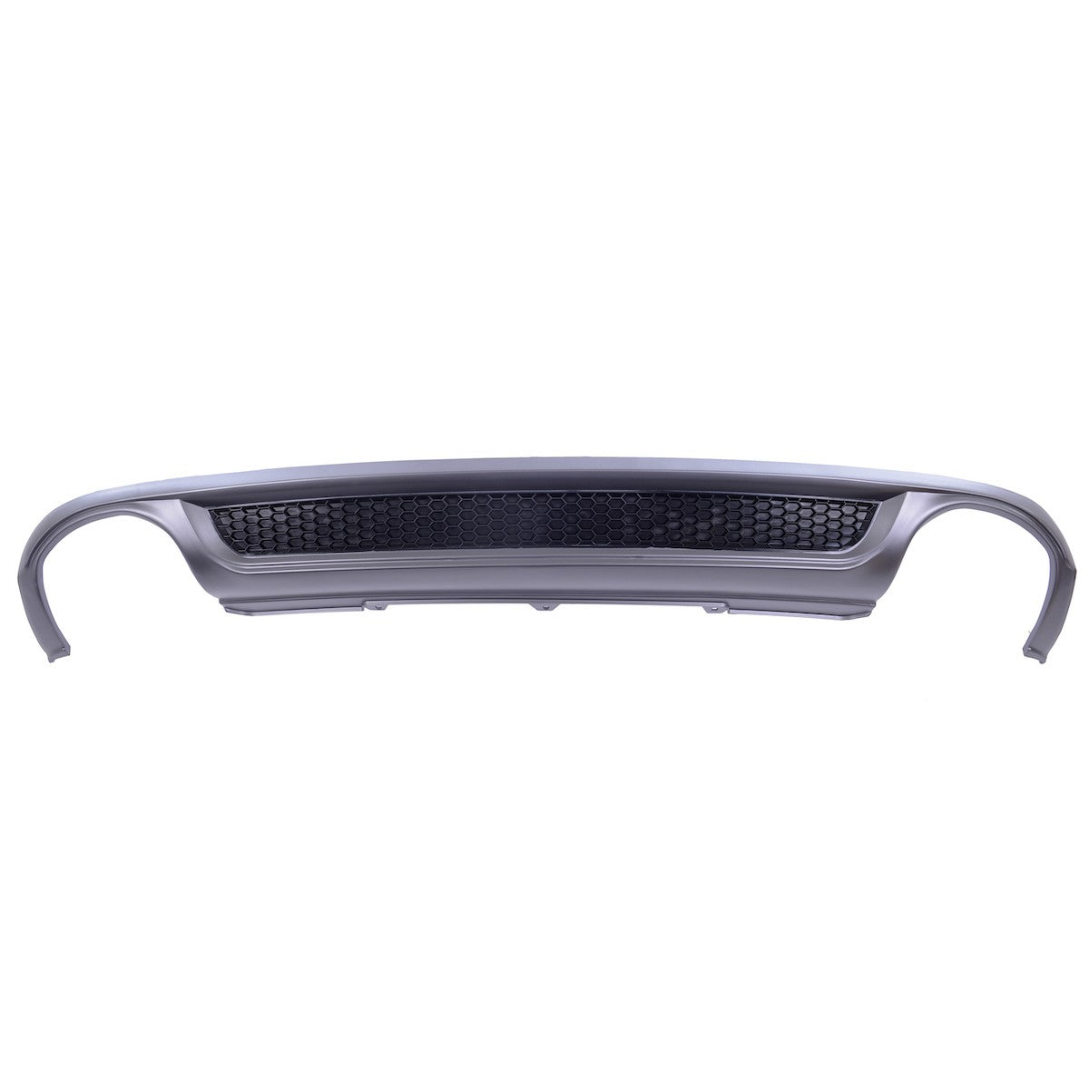 Heckstoßstange Diffusor Silbergrau passend für Audi A4 B8 8K 2007-2011