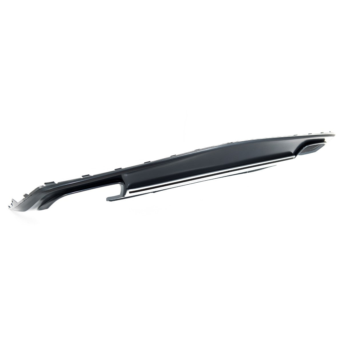 Heckstoßstange Diffusor Silbergrau passend für Audi A4 B8 8K 2012-2015