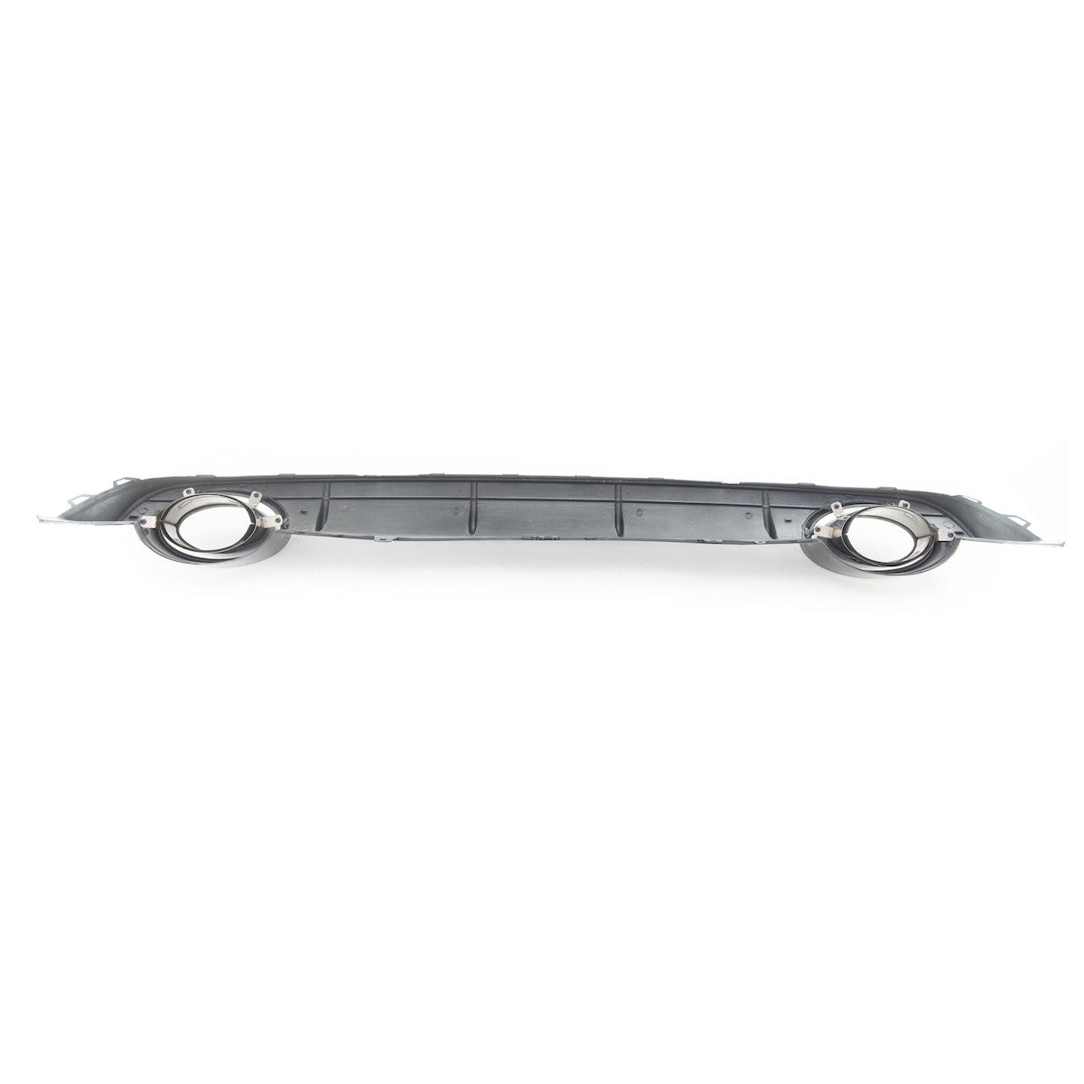 Heckstoßstange Diffusor Hochglanz Silber passend für Audi A6 C7 4G 2015-2018
