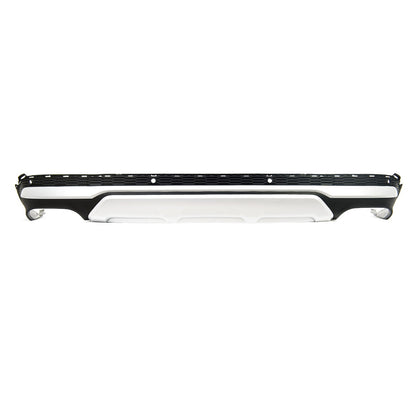 Heckdiffusor Silber mit Endrohren passend für Audi Q7 (4M) Facelift 2021-2024