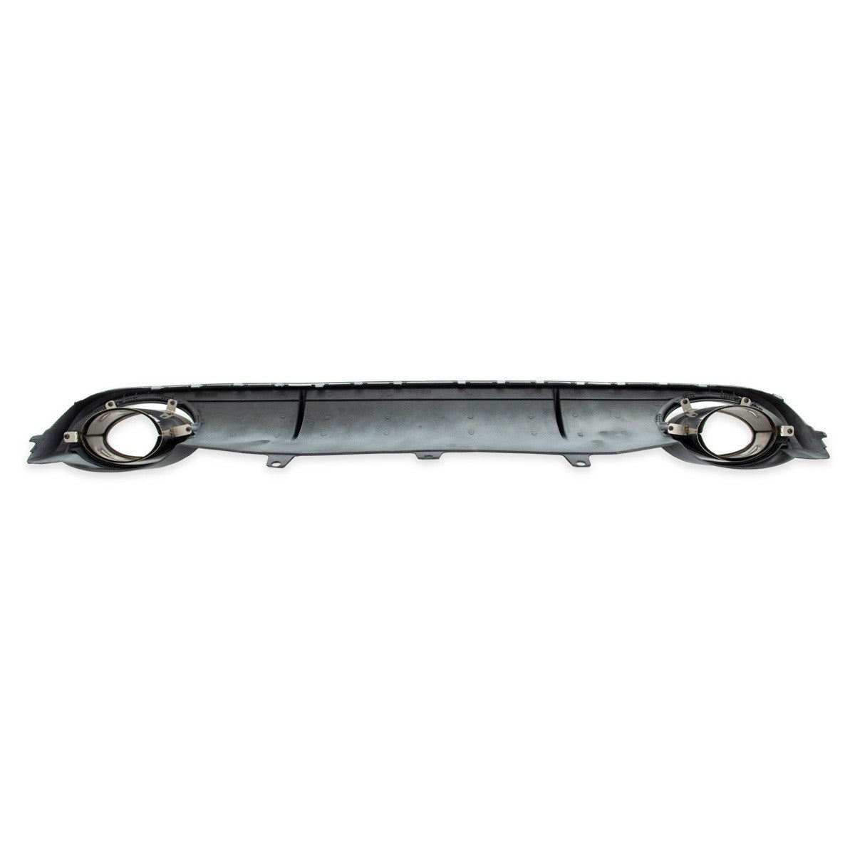 Heckstoßstange Diffusor Silber & Hochglanz Schwarz passend für Audi A7 4G Sportback 2010-2014