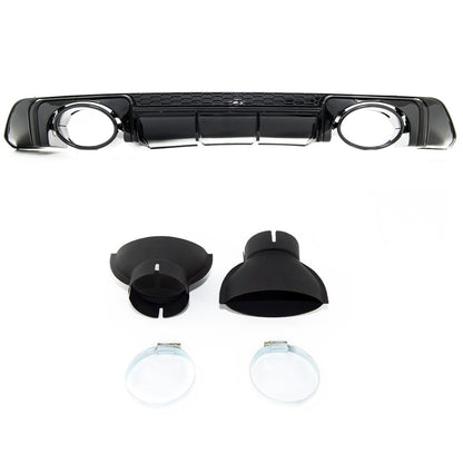 Heckstoßstange Diffusor Hochglanz Schwarz passend für Audi TT FV 8S 2014-2018