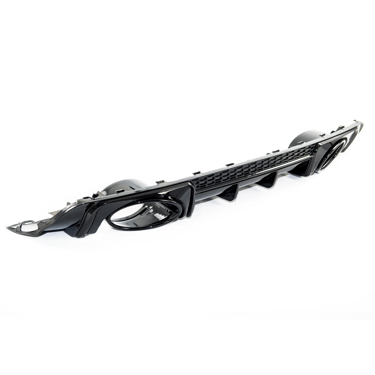 Heckstoßstange Diffusor Hochglanz Schwarz passend für Audi TT FV 8S 2014-2018