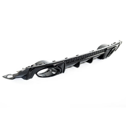Heckstoßstange Diffusor Hochglanz Schwarz passend für Audi TT FV 8S 2014-2018