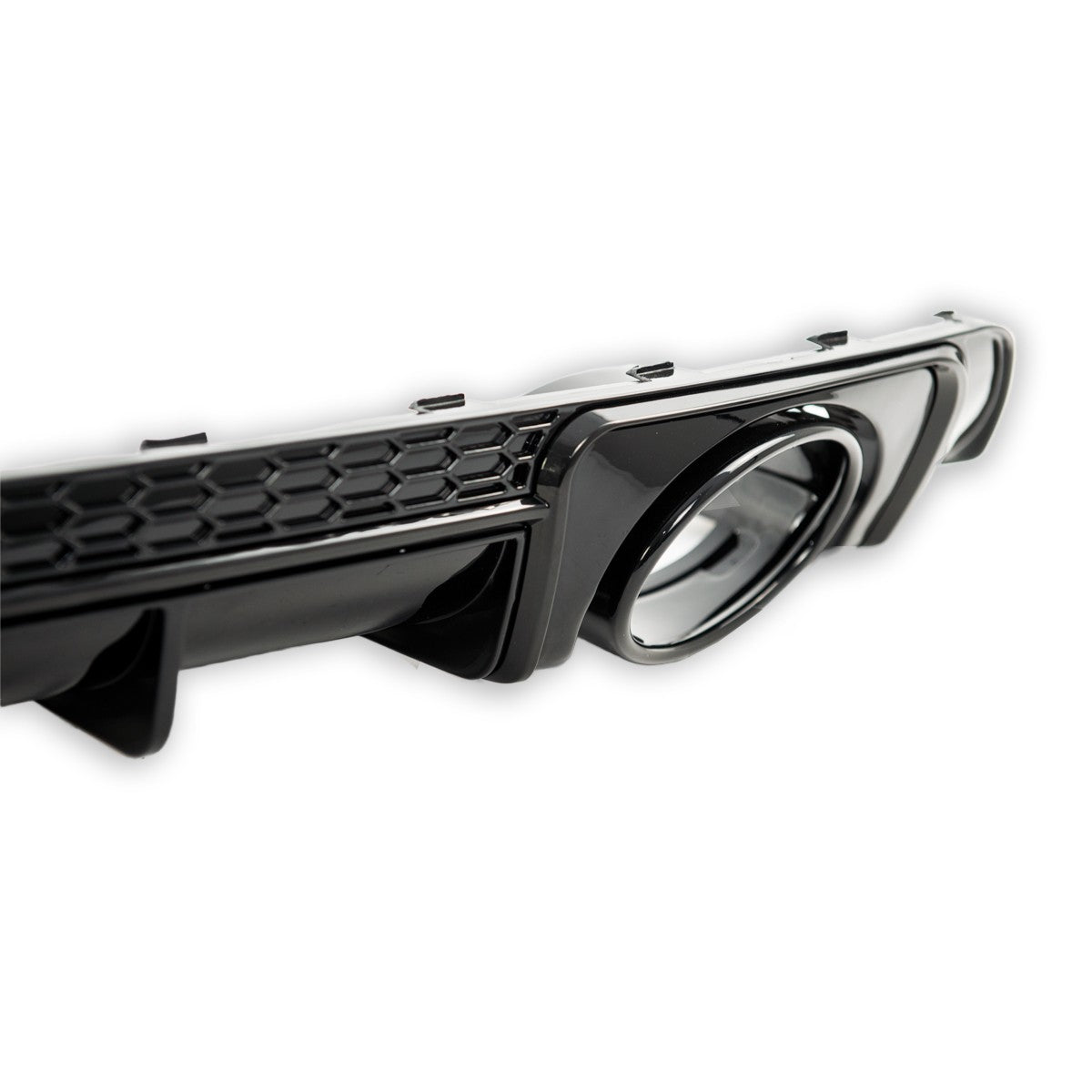 Heckstoßstange Diffusor Hochglanz Schwarz passend für Audi TT FV 8S 2014-2018