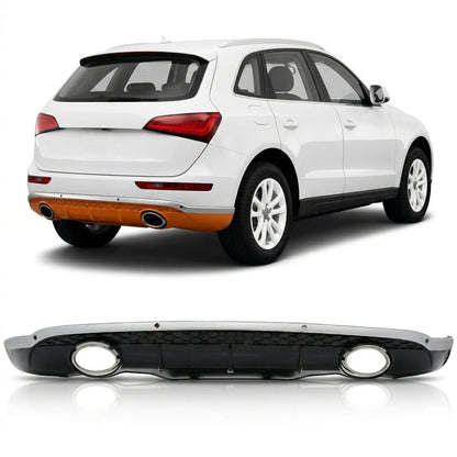 Heckstoßstange Diffusor mit Auspuffrohren passend für Audi Q5 8R 2013-2016