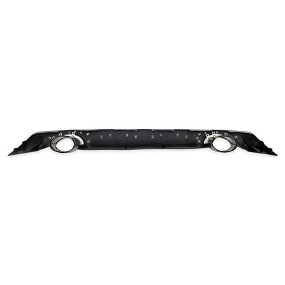 Heckdiffusor Silber & Hochglanz Schwarz passend für Audi A3 8V Sportback 2013-2015