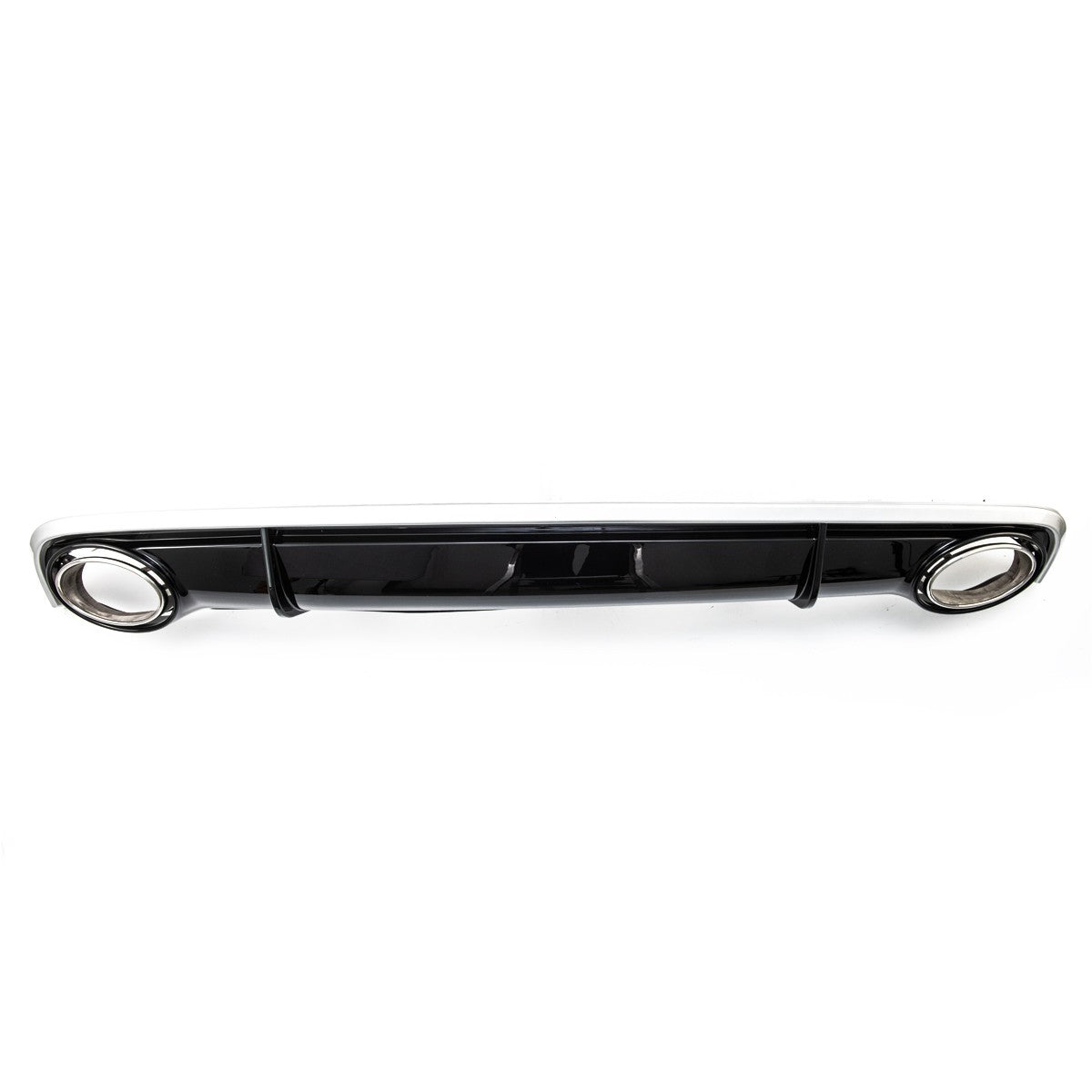 Heckstoßstange Diffusor passend für Audi A7 Sportback 2011-2015 Hochglanz Schwarz