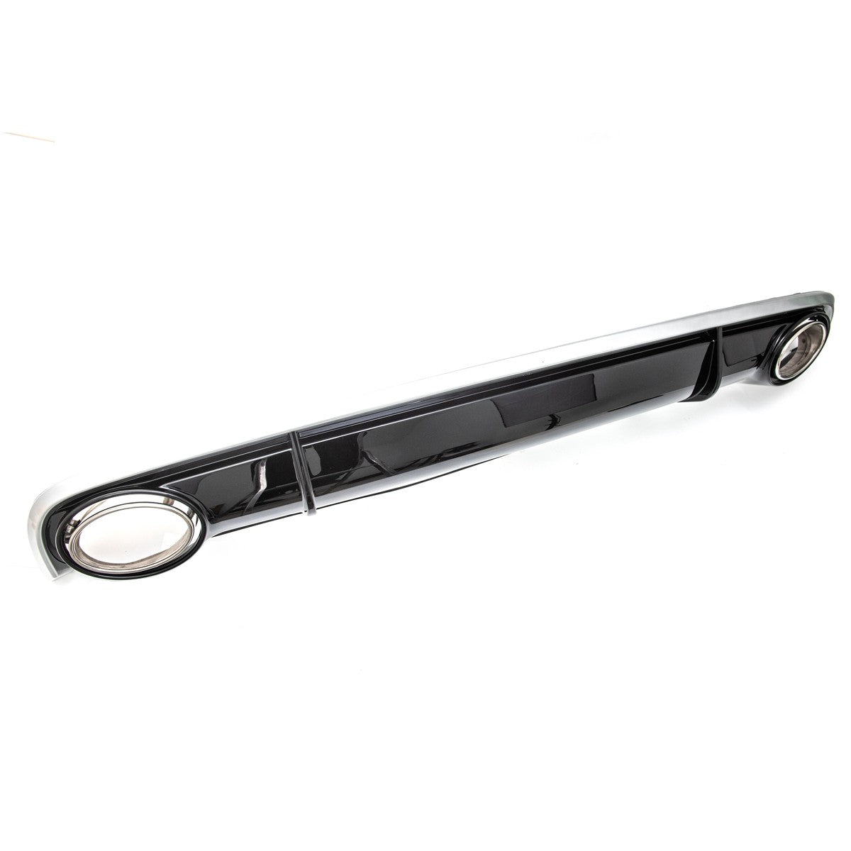Heckstoßstange Diffusor passend für Audi A7 Sportback 2011-2015 Hochglanz Schwarz
