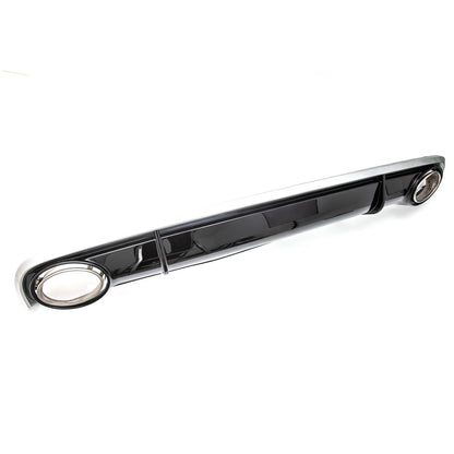 Heckstoßstange Diffusor passend für Audi A7 Sportback 2011-2015 Hochglanz Schwarz