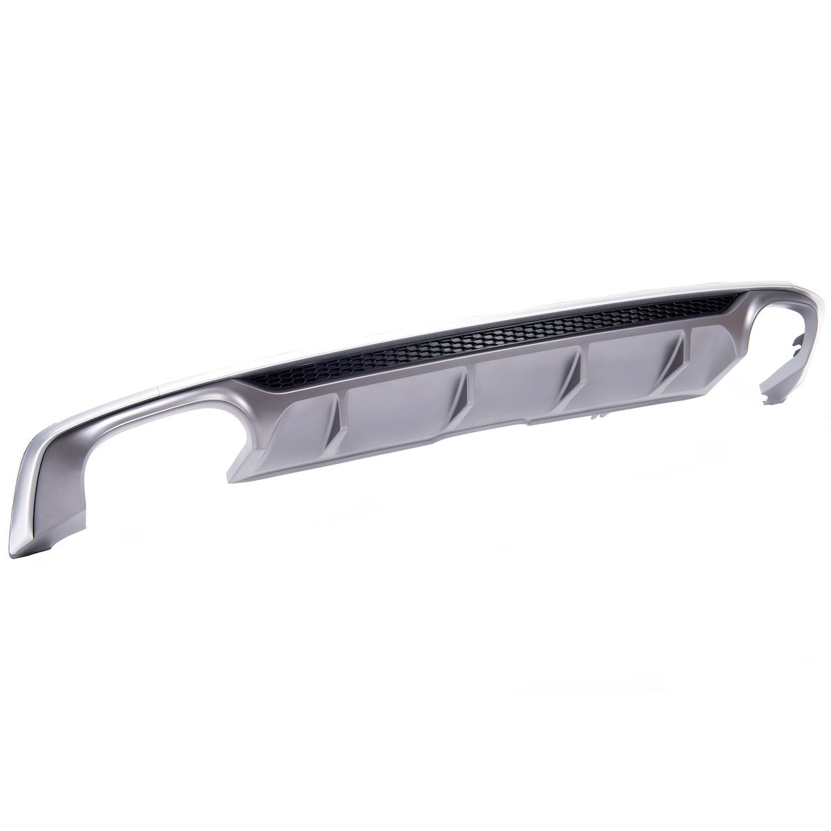 Heckstoßstange Diffusor Silbergrau passend für Audi A5 F5 2016-2020