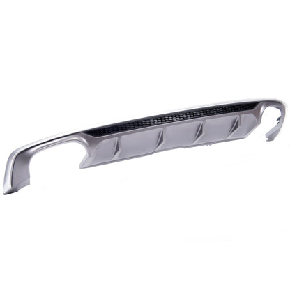 Heckstoßstange Diffusor Silbergrau passend für Audi A5 F5 2016-2020
