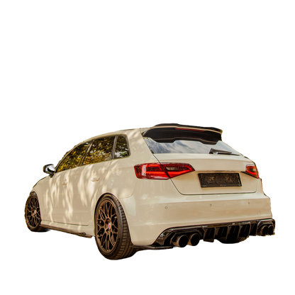 Heckdiffusor passend für Audi S3 Sportback 8V 2013-2016 Hochglanz Schwarz