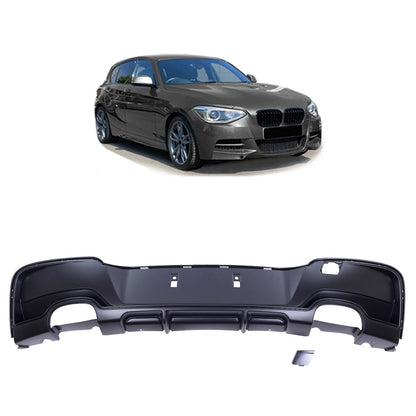 Heckdiffusor Matt Schwarz passend für BMW 1er F20 F21 2011-2015